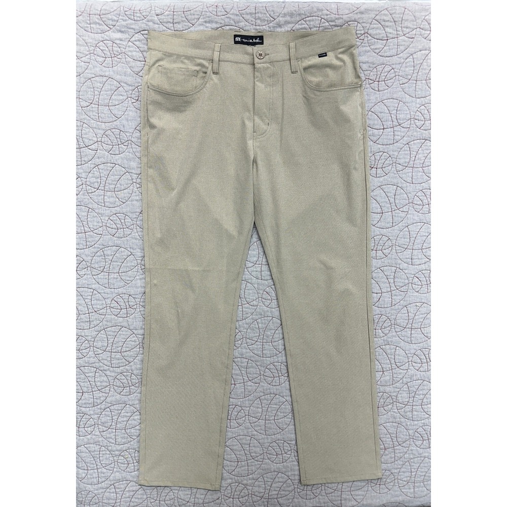 TravisMathew Golf Pants Tan Stretch Performance / Mens Size Large